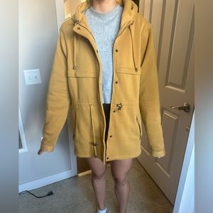 Yellow long jacket